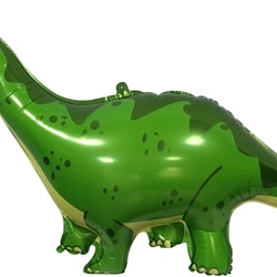 Фольгированный шар  Фигура, (130 см) Динозавр Диплодок, Зеленый