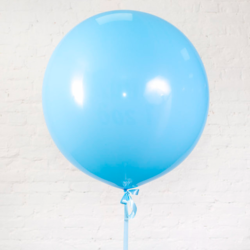 Латексный Шар гигант «№11 Голубой